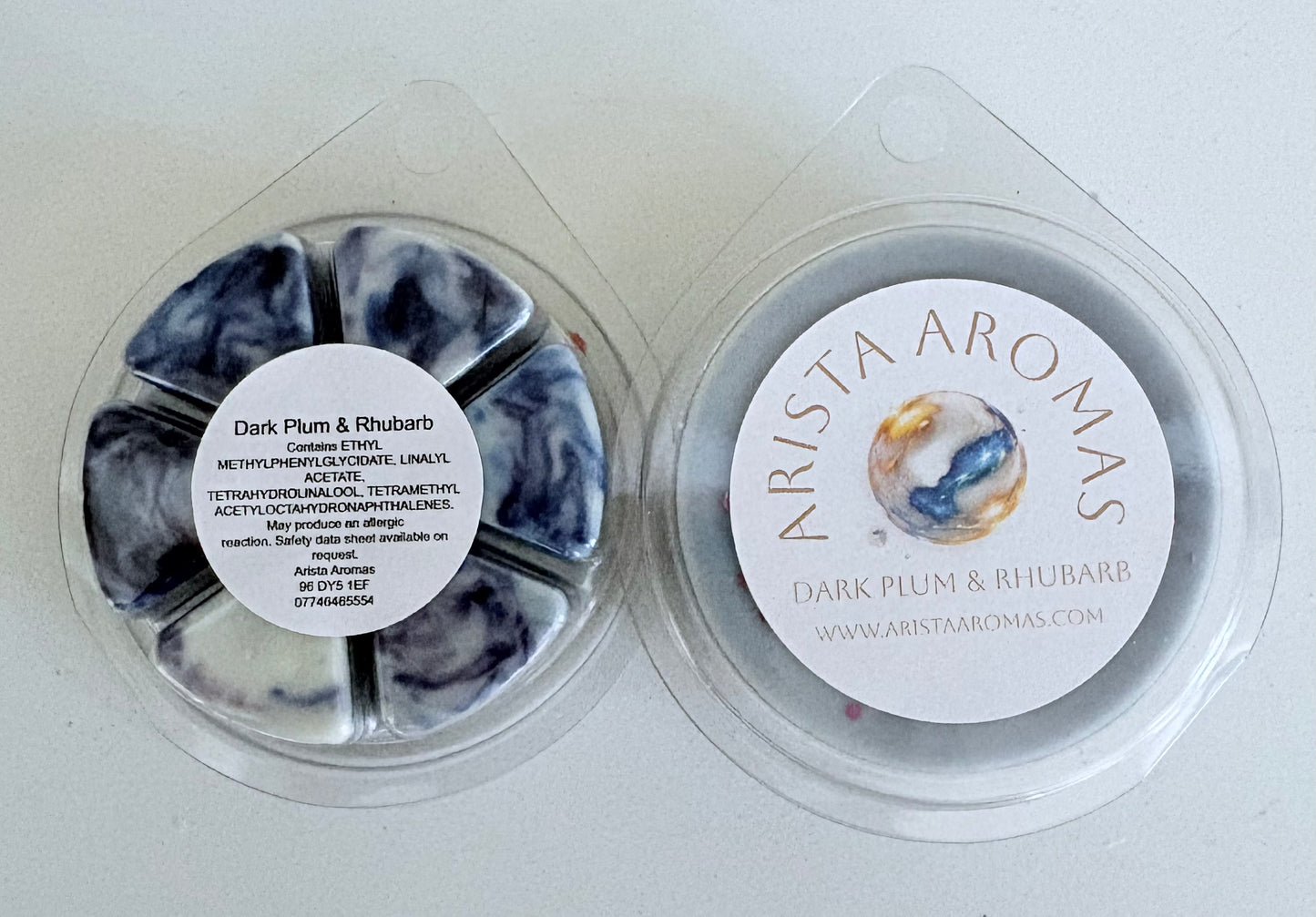Dark Plum & Rhubarb Clam