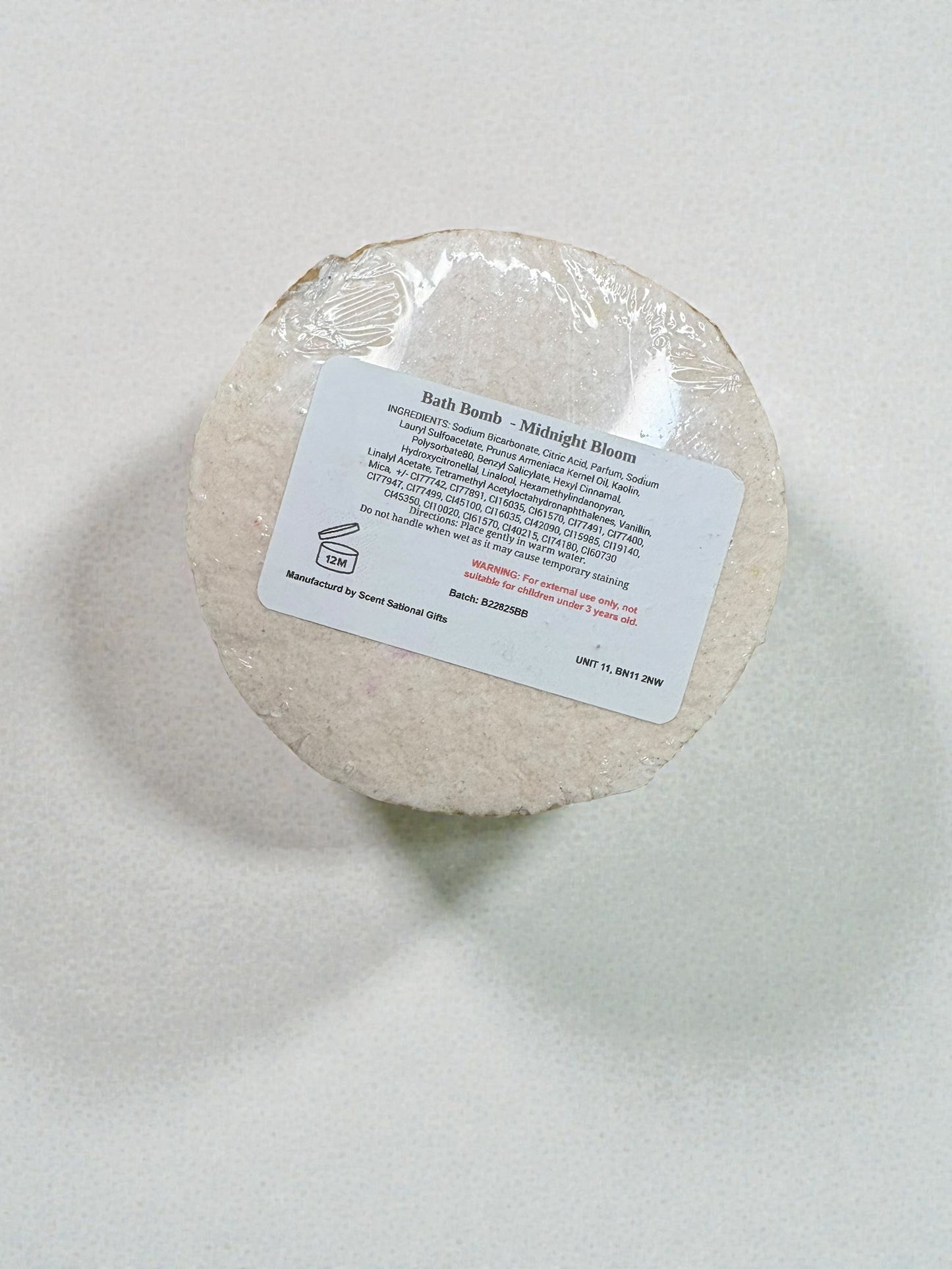 Round Tinkerbell bath bomb