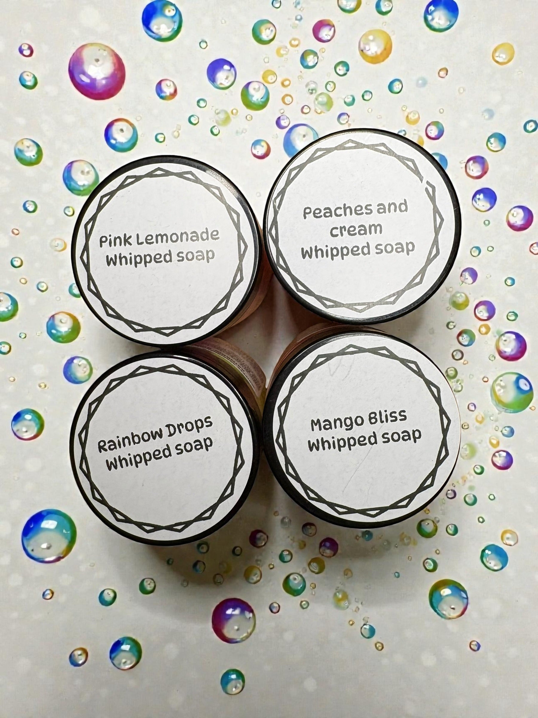 Tangy smelling sample soaps x4