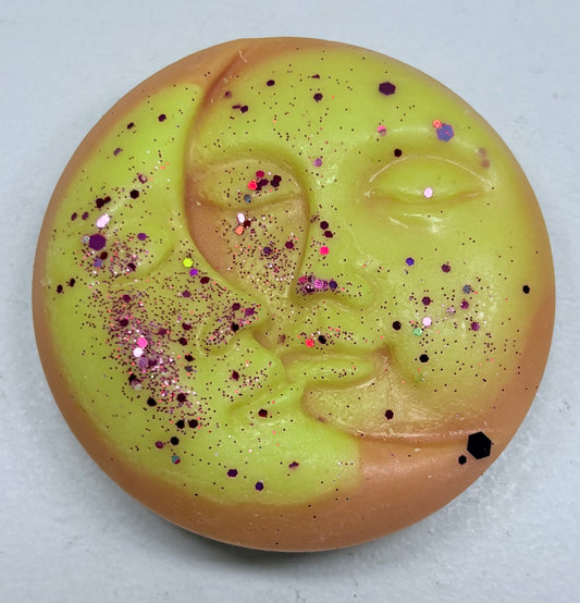Rhubarb & Custard moon