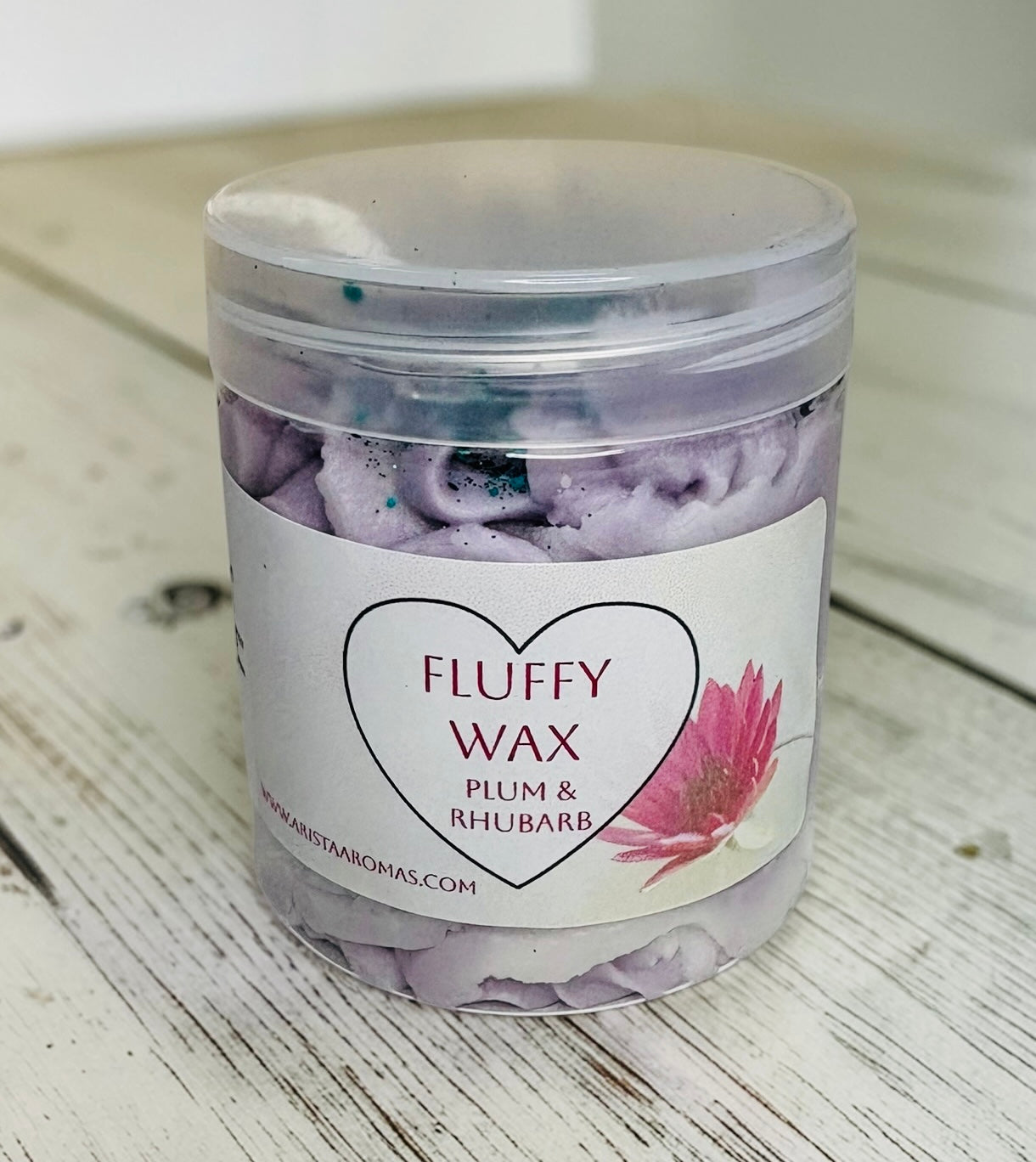 Dark Plum & Rhubarb Fluffy Soft Wax