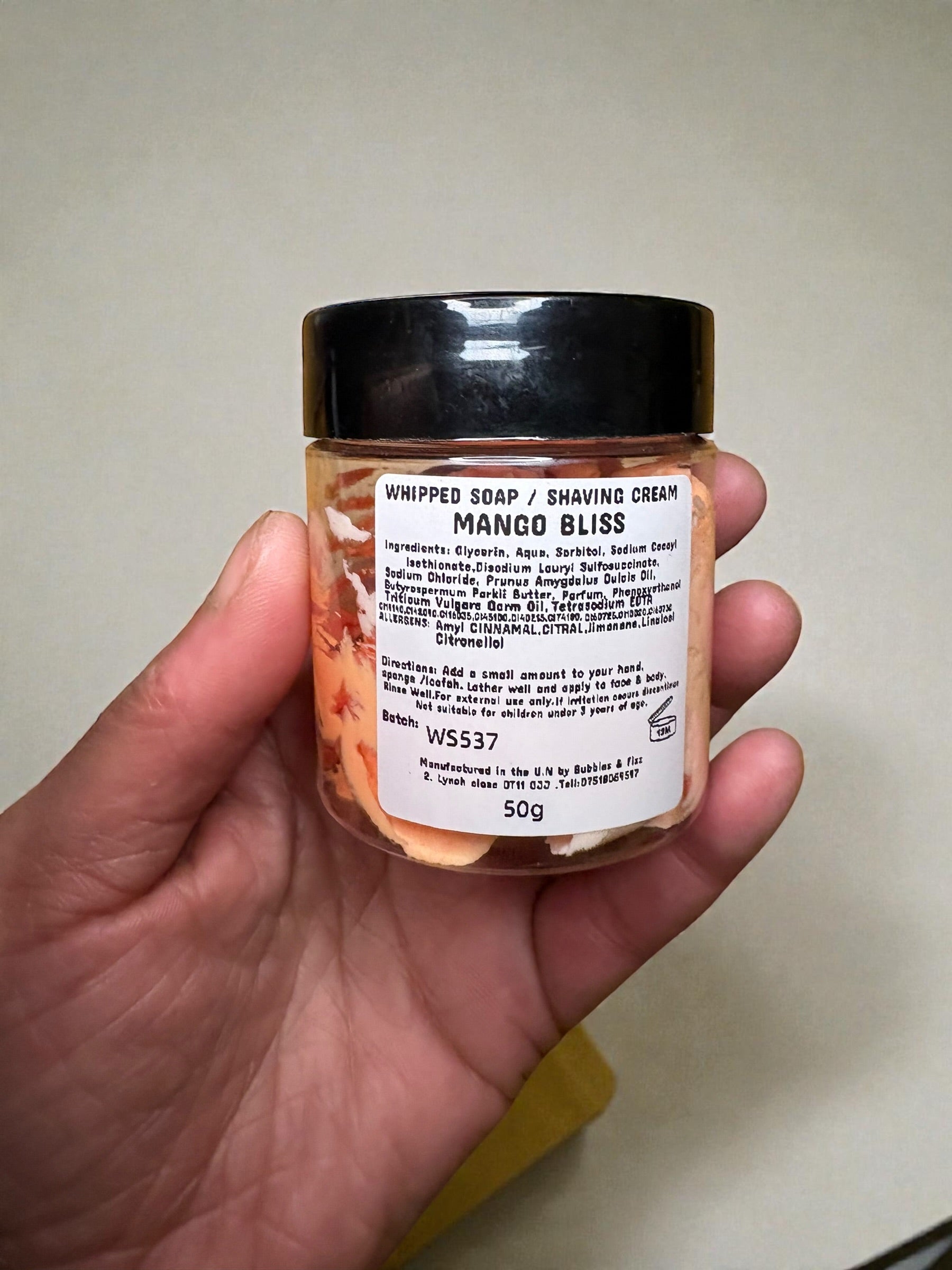 Tangy smelling sample soaps x4