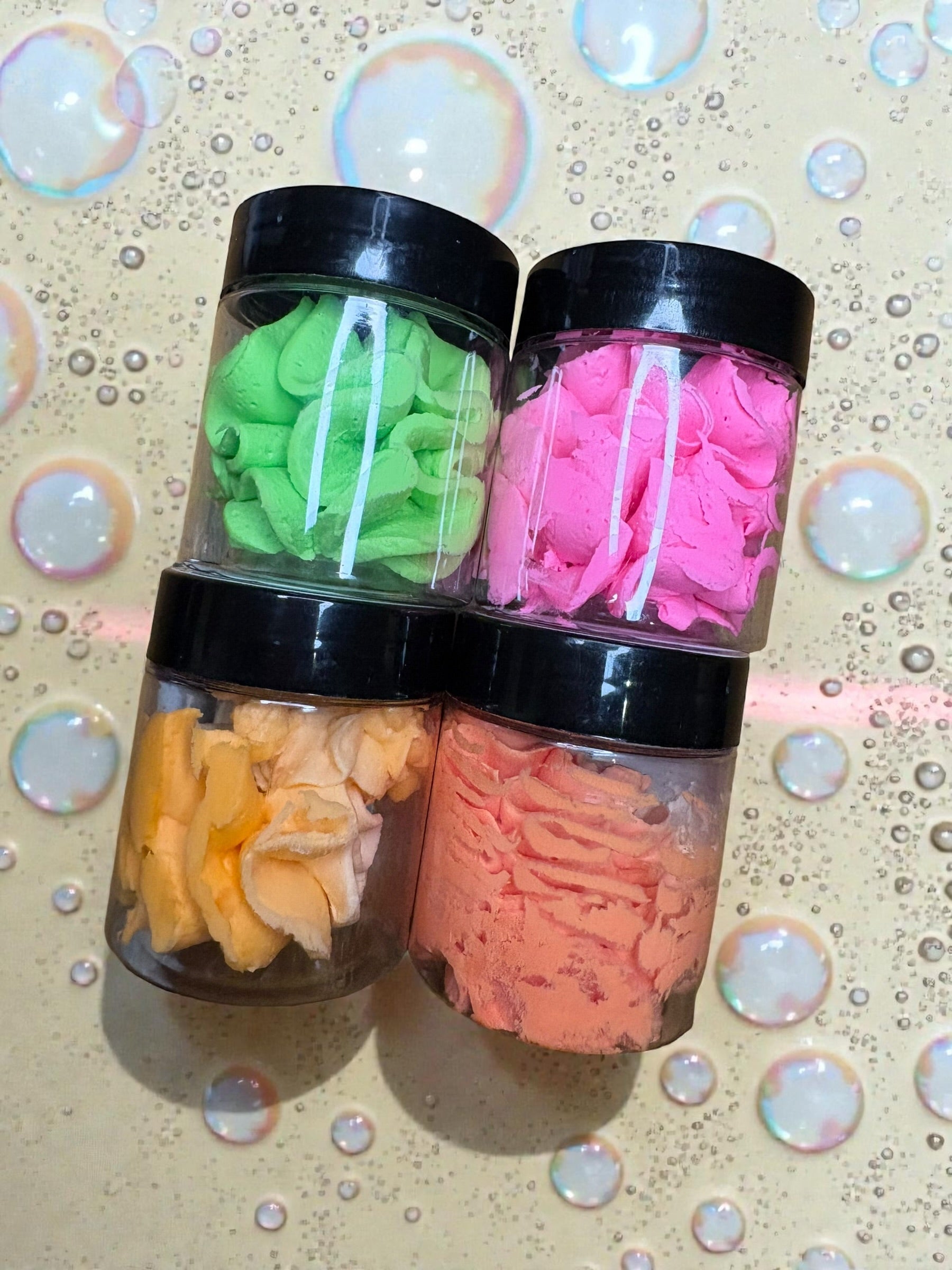 Tangy smelling sample soaps x4