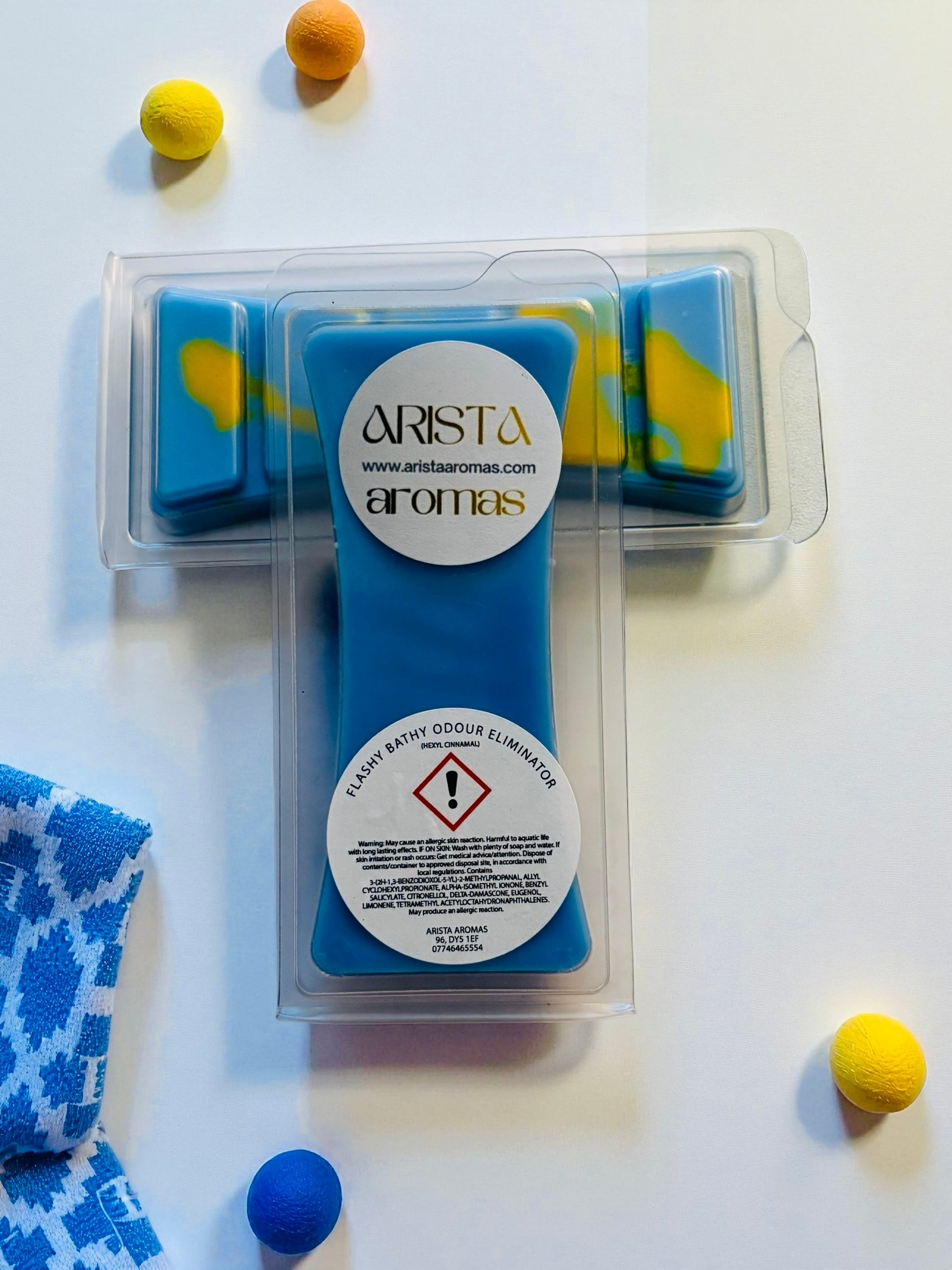 Flashy Bath - odour eliminator snap bar