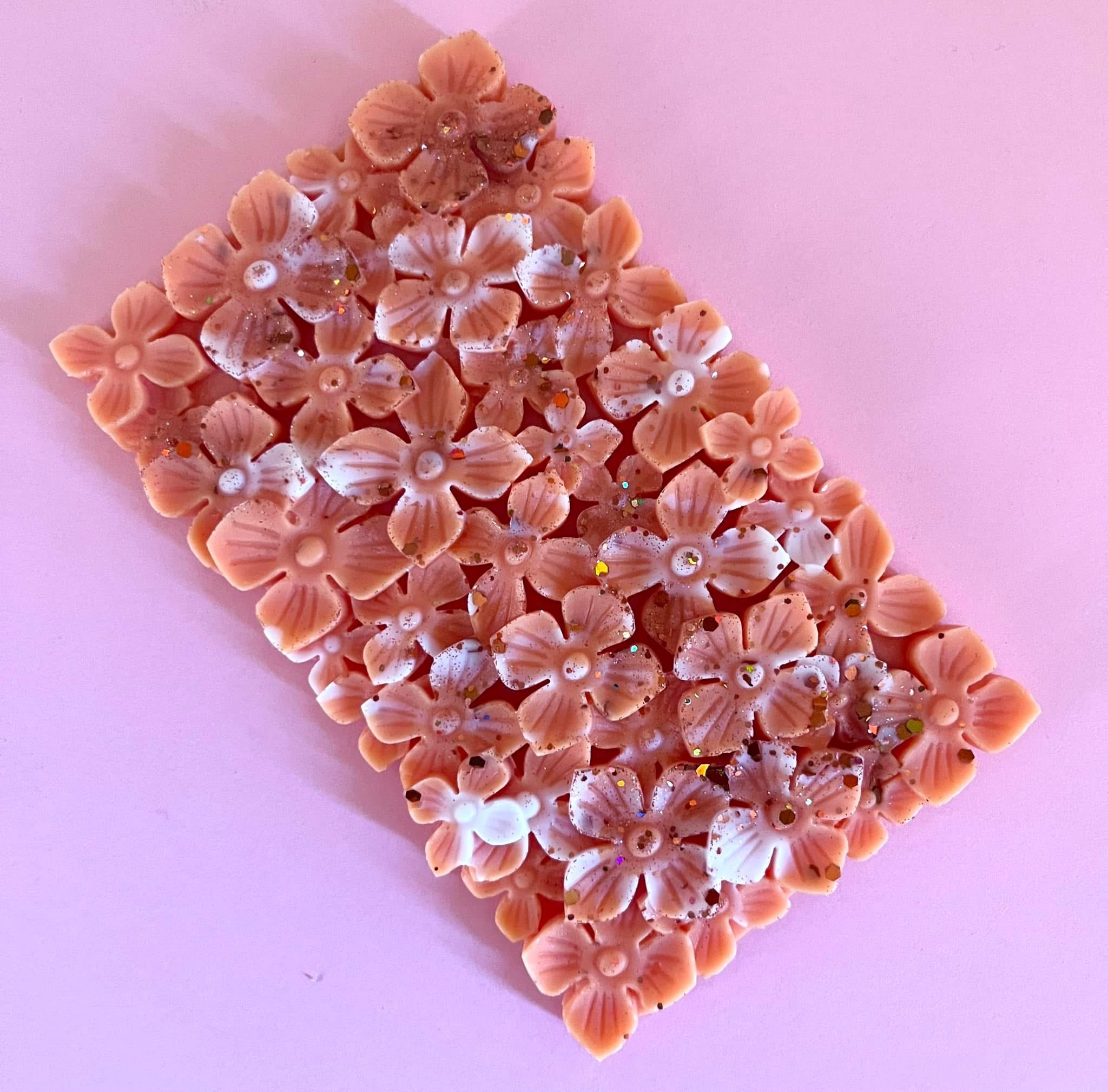 1 Iced Cherry flower snap bar